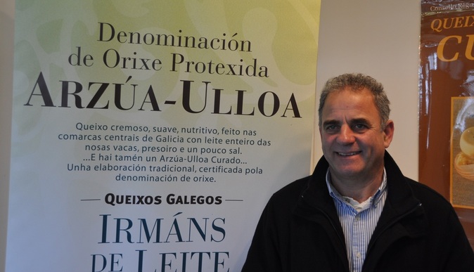 Xosé Luis Carrera, presidente da DOP Arzúa-Ulloa / queixosdegalicia.com